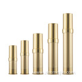 Small 15ml gold spray airless bottle for cosmetics